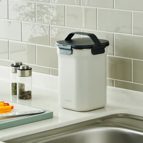 블라인드 테스트 1등! 304스텐 밀폐 음식물쓰레기통 2.5L