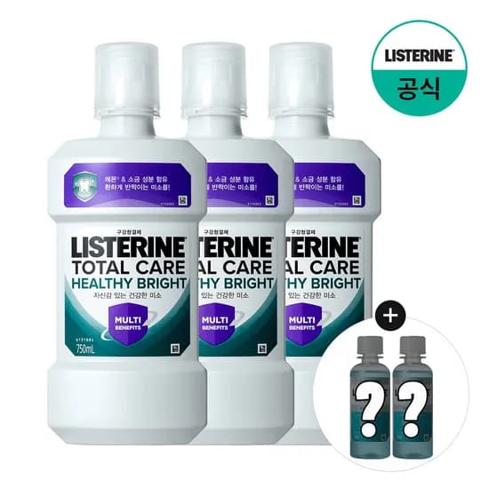 토탈 헬씨 브라이트 750mlx3+(증정)100mlx2 랜덤(스트롱)