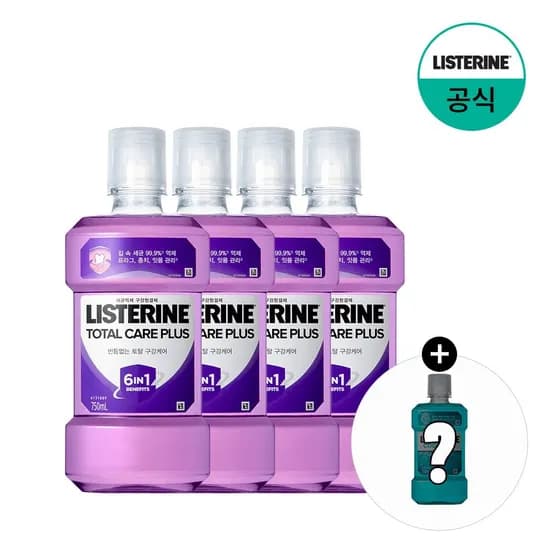 토탈케어 플러스 750ml x4+(증정)250ml 랜덤(스트롱)