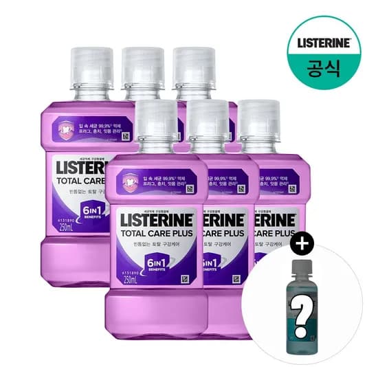 토탈케어 플러스 250mlx6+(증정)100ml 랜덤(스트롱)