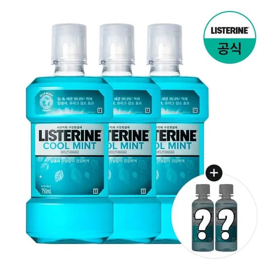 쿨민트 750mlx3+(증정)100mlx2 랜덤(스트롱)