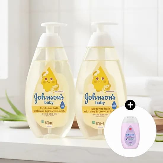 탑투토 베이비 바스 500mlx2+(증정)베드타임로션 100ml