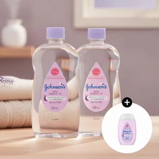 베드타임 베이비 오일 500ml 2개