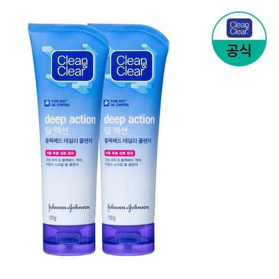 딥 액션 블랙헤드 데일리 클렌저 100gx2
