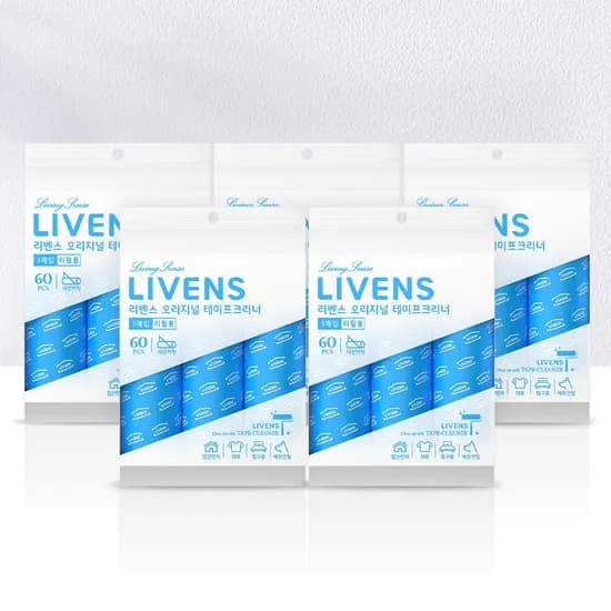 사선컷팅 돌돌이 테이프크리너 리필 15입(3입*5개)
