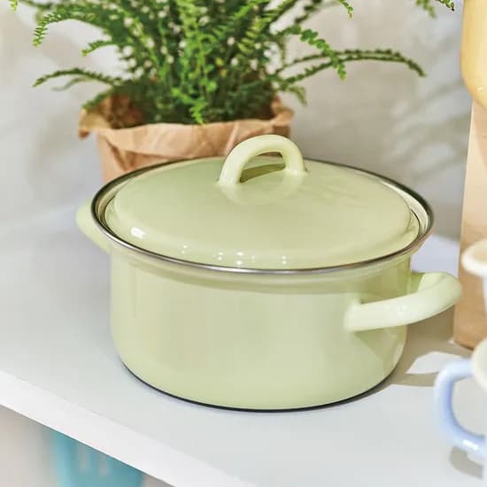 번트 법랑 양수냄비 16cm 그린 127,700원