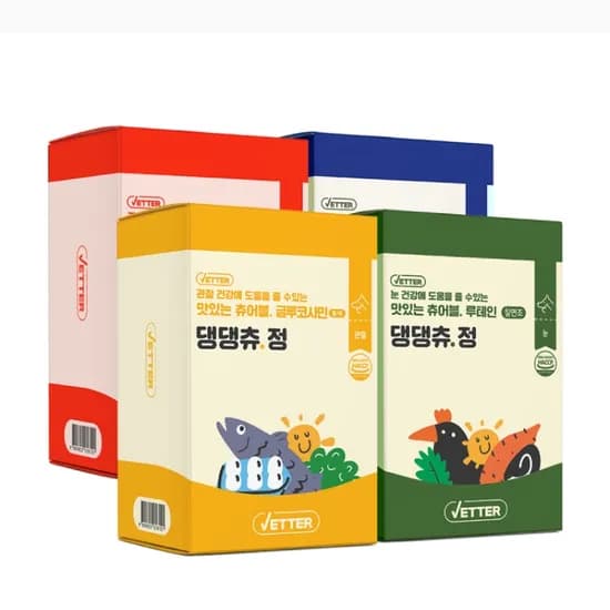 베터 강아지 츄어블영양제 댕댕츄정 30개입  (장/눈/관절/피부)