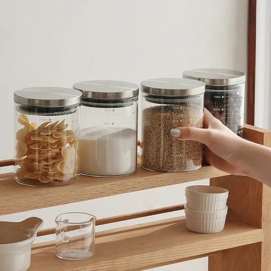 밀리 내열 유리병 글라스 용기 750ml 양념통