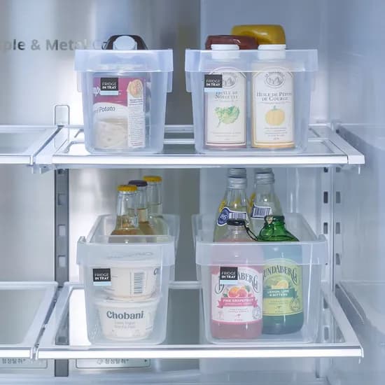 냉장고 정리 칸막이 저안트레이 4P세트 정리함