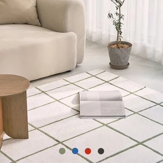 러프라인 소프트 러그 2size 4colors