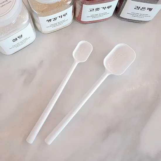 화이트  양념 계량스푼 2p