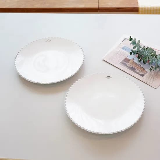 화이트펄 디너접시 28cm