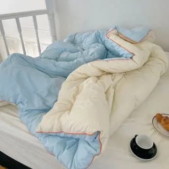 혼수패키지 사계절 온도조절 폭닥폭닥 순면 버터차렵이불 (이불+베개커버+패드)