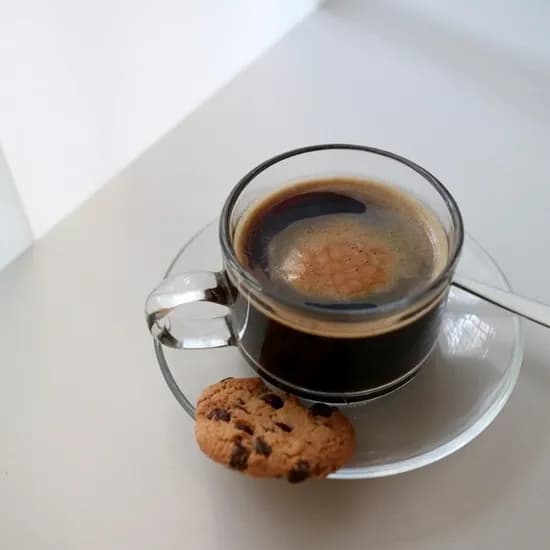 모던라인 유리커피잔&소서