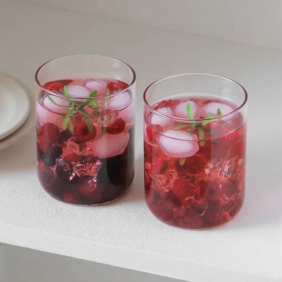 플레르 클래식 내열 유리컵 소 420ml_2P세트 커피잔 맥주잔 (선물포장 가능)
