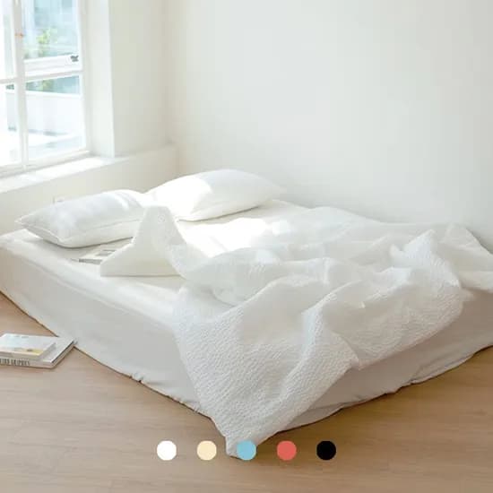 앗!시원해 쿨링 샤베트 시어서커 여름 차렵이불세트 10color