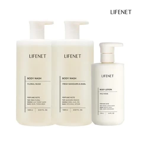 약산성 바디워시 1000ml 2개 + 세라마이드 바디로션 500ml 1개 22,900원