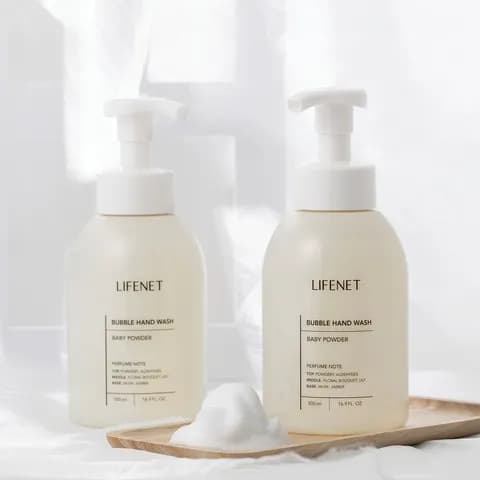 약산성 버블 핸드워시 500ml 1+1 (향 3종 택2)