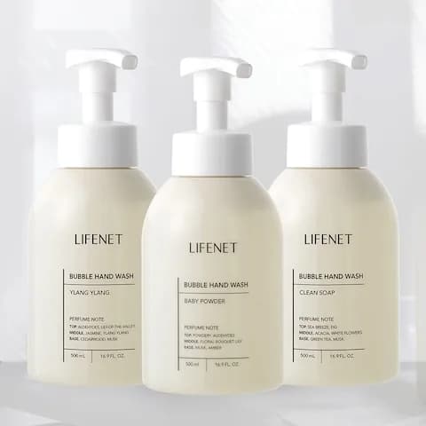 약산성 버블 핸드워시 500ml 2+1 (향 3종 택 3)
