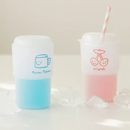 밀키 더블 텀블러 350ml