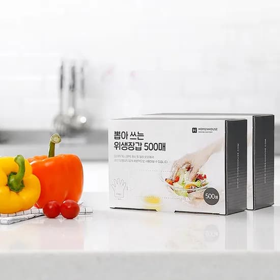 뽑아 쓰는 위생장갑 1000매