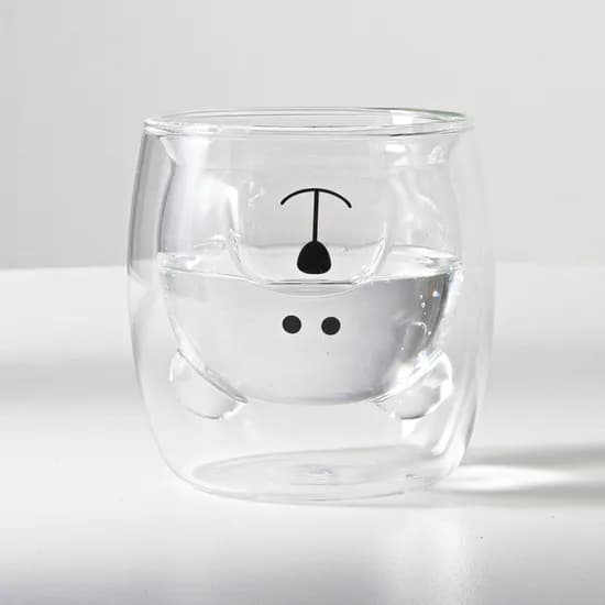 소소 곰돌이 이중유리컵 260ml 2개