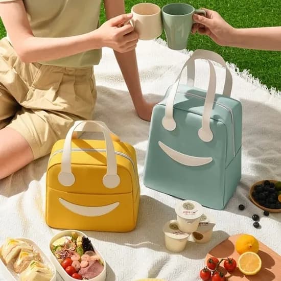 파스텔 방긋 보온보냉백 피크닉 캠핑 이유식 가방 2size 6,900원