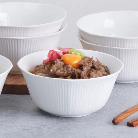 순백 국산 화이트 면기 1+1 (총2P) 믿고 쓰는 그릇!