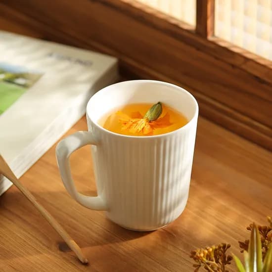 순백 국산 화이트 도자기 머그 1+1 총 2P