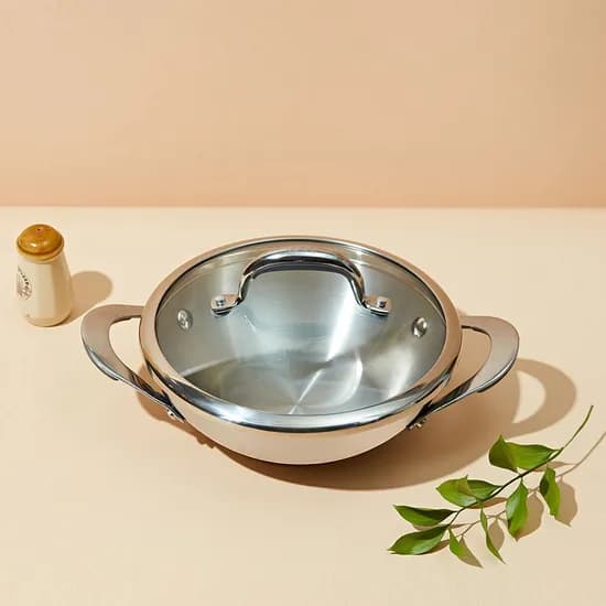 셀렉트 스테인리스 스틸 베이비 웍 22cm