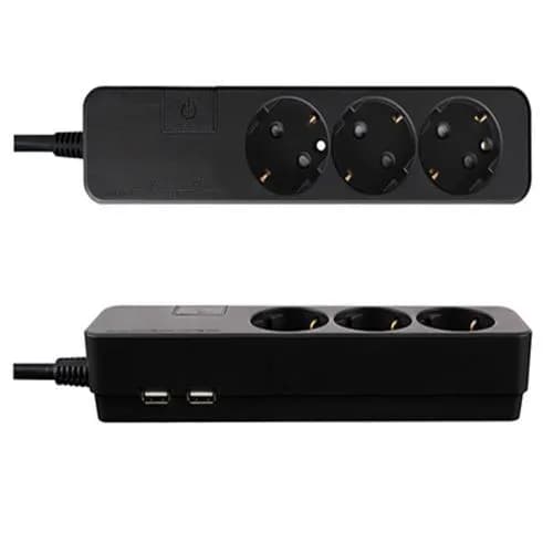 예쁜 인테리어 멀티탭 고속충전 USB 3구형 3colors