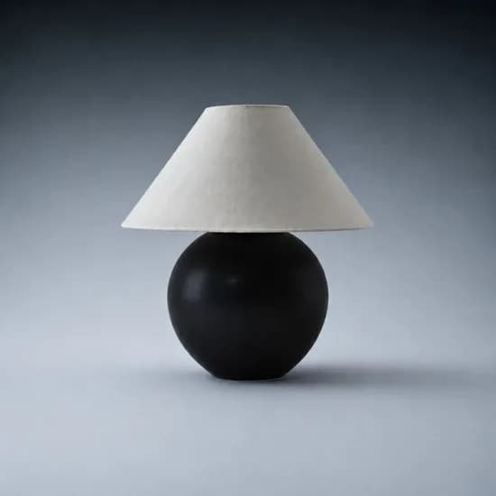 MOON JAR TABLE LAMP deep black