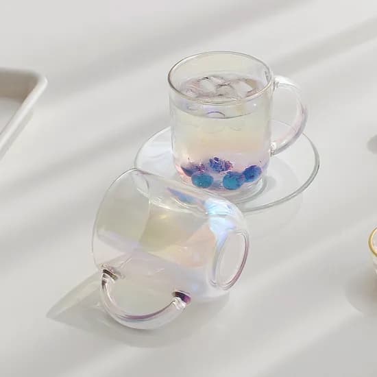 오로라 글라스 머그컵 2P세트 250ml