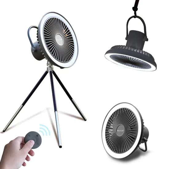 캠핑 무선 LED 선풍기 차박 휴대용 USB 충전 리모컨 서큘레이터 타프팬