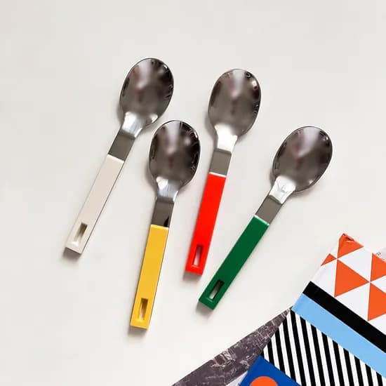 아노바 블록 커트러리 디저트스푼 4colors