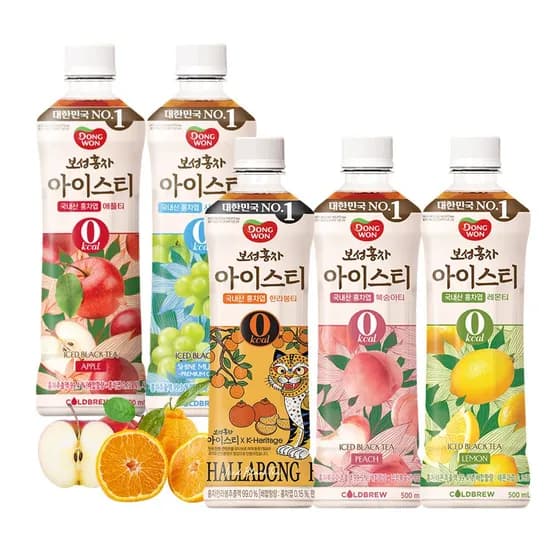보성홍차 아이스티제로 500ml 24개