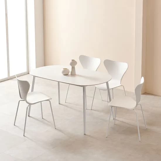 쿠폰가 119,250원 / 레이나 12T 세라믹 4인용 식탁세트 1400(의자4)