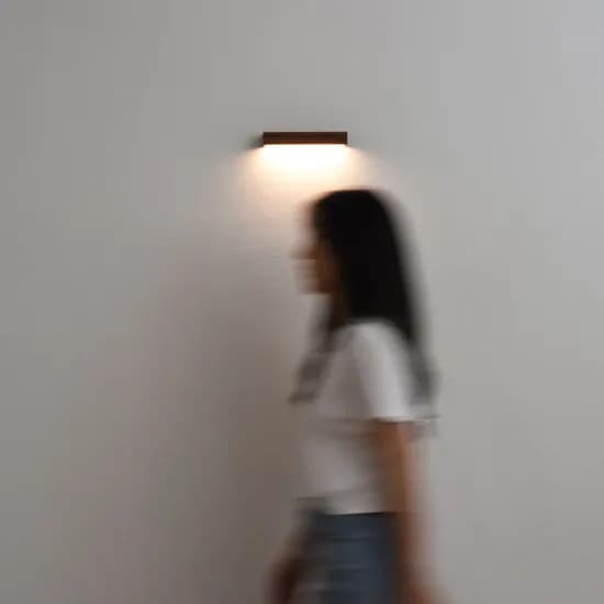 Motion Big Hang lamp 모션센서 포스터 부착형 원목 조명