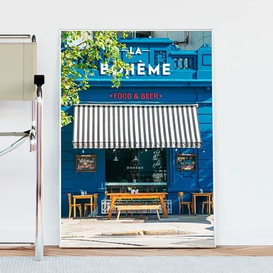 미드센추리 모던 유럽 풍경 인테리어 포스터 사진 액자 La boheme