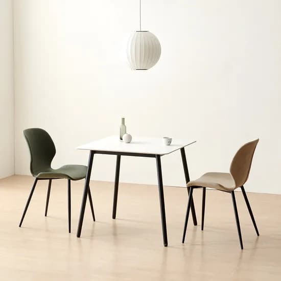 쿠폰가 134,100원 / 라비 12T 포세린 세라믹 2인용 식탁세트 800 (의자2)