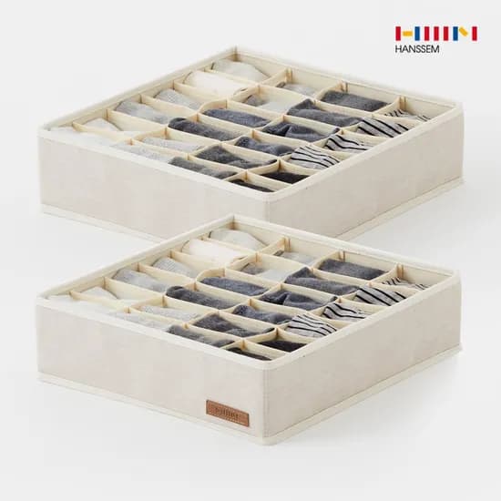샘베딩 속옷정리함 24칸 1+1