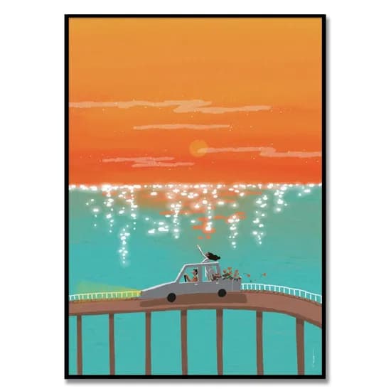 윤슬비 히조 작가 감성 일러스트 그림 액자