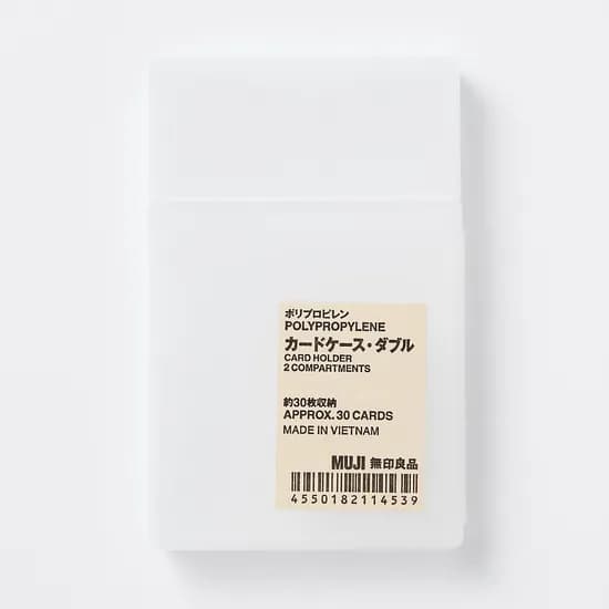 폴리프로필렌 카드 케이스 더블 3,900원
