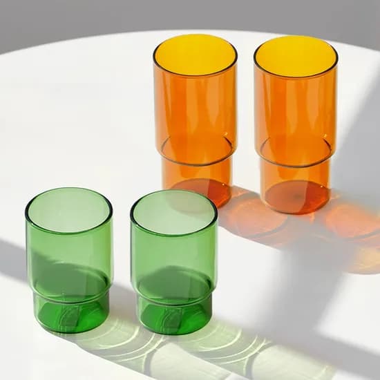 플로라 내열 유리컵 하이볼 260ml 2개
