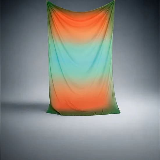 그라데이션 쉬폰 커튼 Mint&green 2size 34,500원