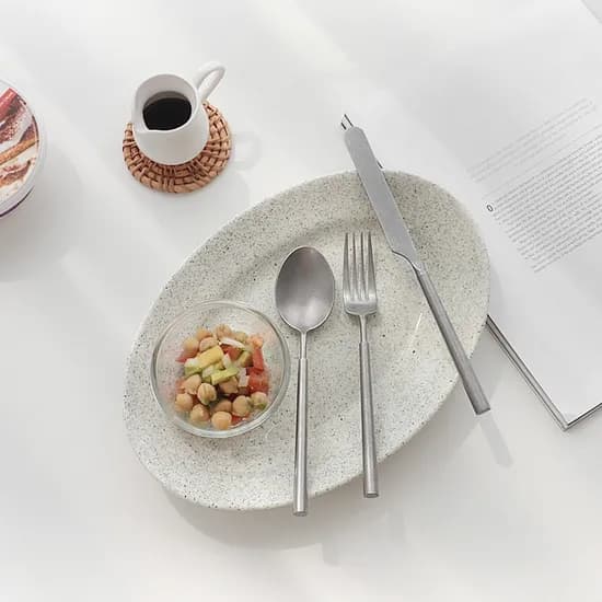 라마틴 빈티지 스텐 커트러리 라인 디너 3종세트