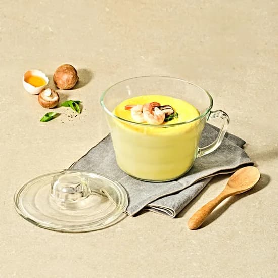 렌지쿡 계란찜용 유리용기 코지밀크
