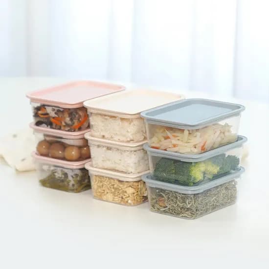 심플쿡 냉동밥 도시락통 사각 전자렌지용기 400ml 24개