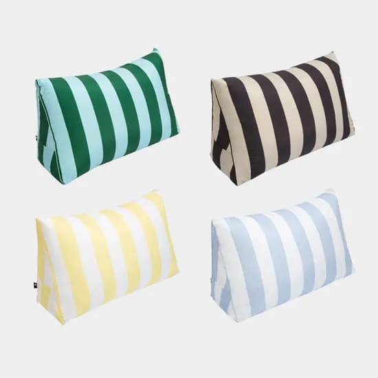 논더스트 볼드 스트라이프 삼각 등쿠션 커버 4colors