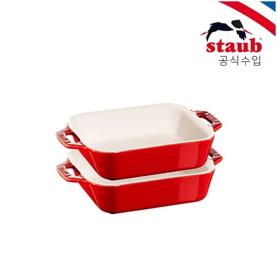 그라탕 디쉬 2P 세트 14cm 체리 ST40508-166